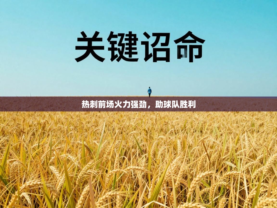 热刺前场火力强劲，助球队胜利